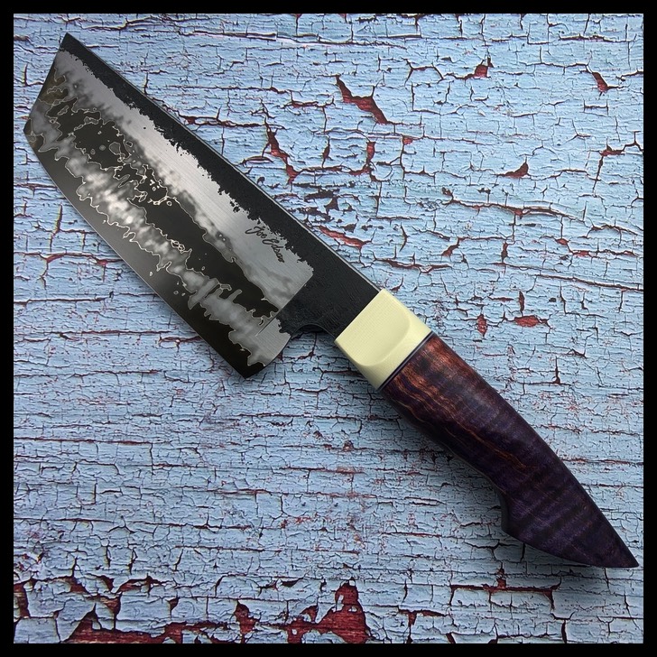 Nakiri in Stainless Clad vtoku2 w/ s-grind
